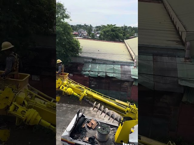 ￼ Installation of the school’s￼ transformer￼￼￼