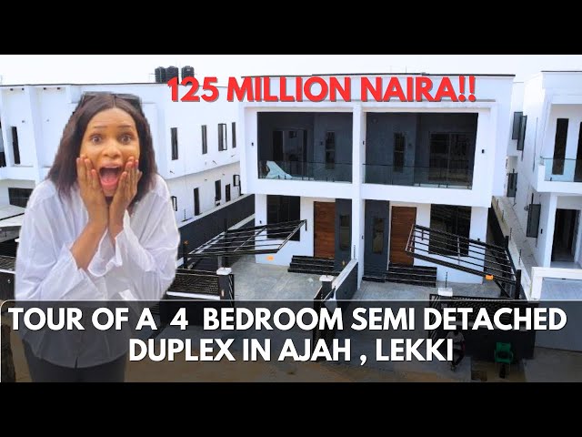 Inside this affordable 4 bedroom semi detached duplex in a gated estate in Ajah, Lekki, Lagos, Naija