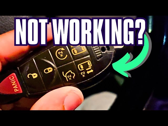 Having Issues with Your Dodge Key Fob? Try This