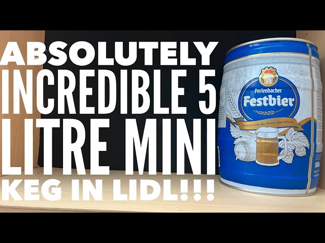 Lidl Perlenbacher Festbier 5 Litre Mini Keg Review | Fantastic Mini Keg In Lidl