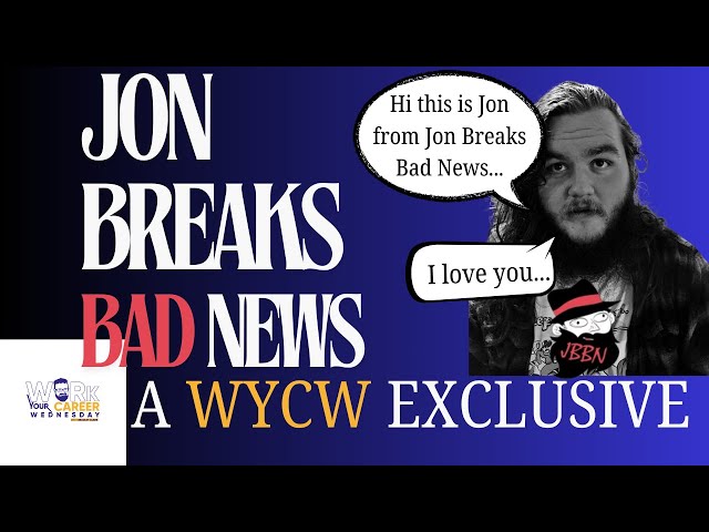 WYCW EXCLUSIVE with Social Media Star, Jon from Jon Breaks Bad News