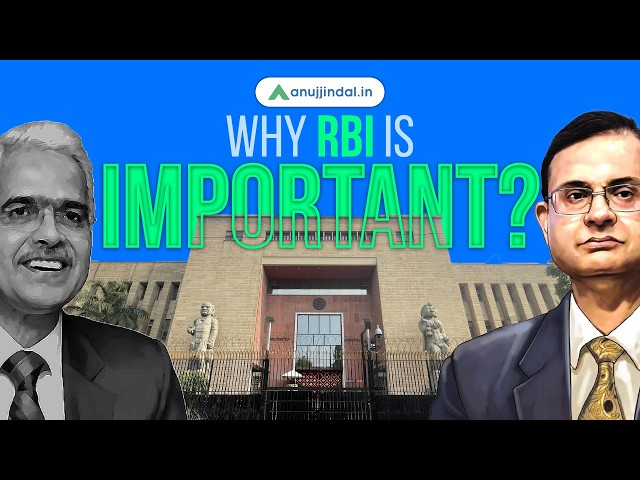 Understanding RBI's Role | Role of RBI in India | RBI Grade B 2025 Preparation | Anuj Jindal