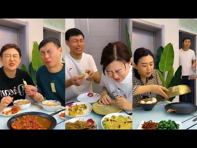 Trending 🔥 Funny Husband Wife Yummy Food Eating Challenge||Prank 😂🤫||Comedy 🤣🤣