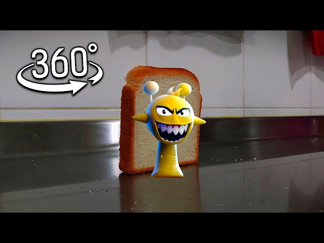 Toast falling over Pop Incredibox Sprunki - Dark Version | 360° VR Video