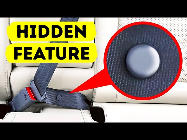 Check the hidden button in your car // 75 Unique Facts You Won't Easily Find From Googling