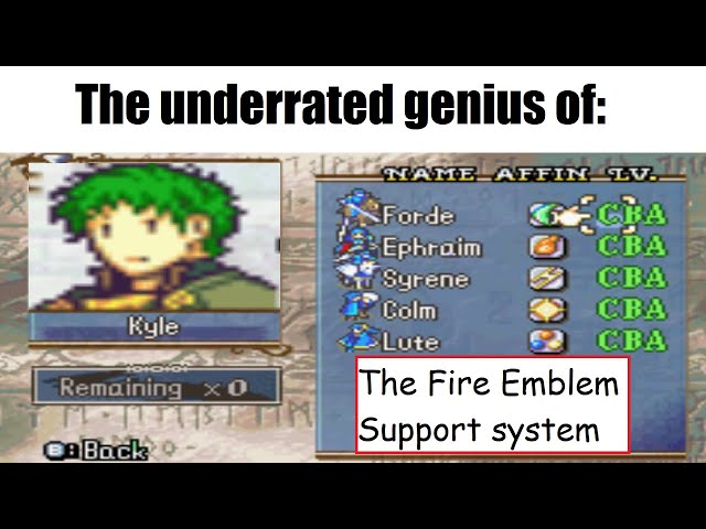 Fire Emblem Supports Are An Awesome System