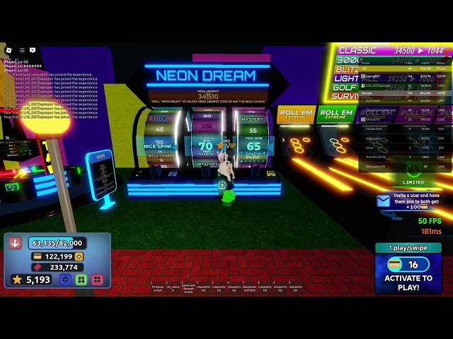 Roblox Starcade Supernova: Roblox Arcade won MEGA JP 35,970 Tickets 2025-02-05 18:50:47