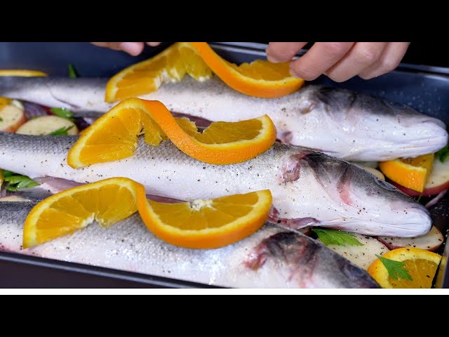 Real Cooking Recipe ! The Perfect Branzino Baking Recipe for Effortless Cooking Easy Cooking💯