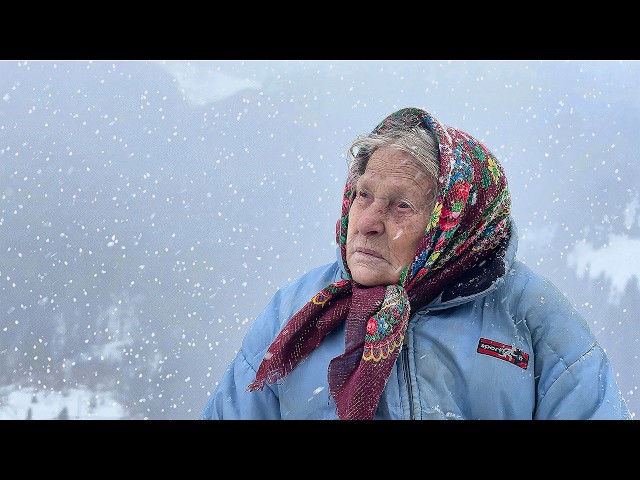 Difficult lonely life of a 93-year-old grandmother on a mountaintop far from civilization