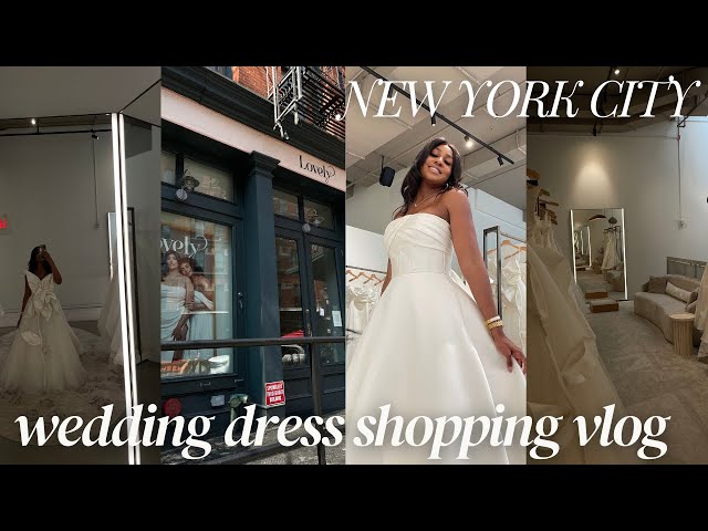 wedding dress shopping in nyc: amsale, lovely bride nyc, kleinfeld bridal | #sayyesstothedress