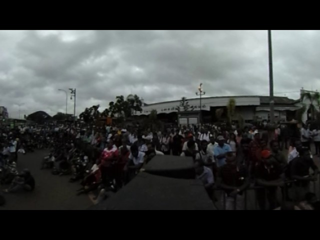 Protest in Colombo - a 360 degree view!