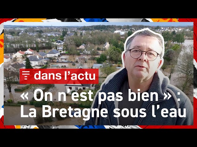 L'Ille-et-Vilaine sous l'eau et des habitants évacués après le passage de la tempête Herminia