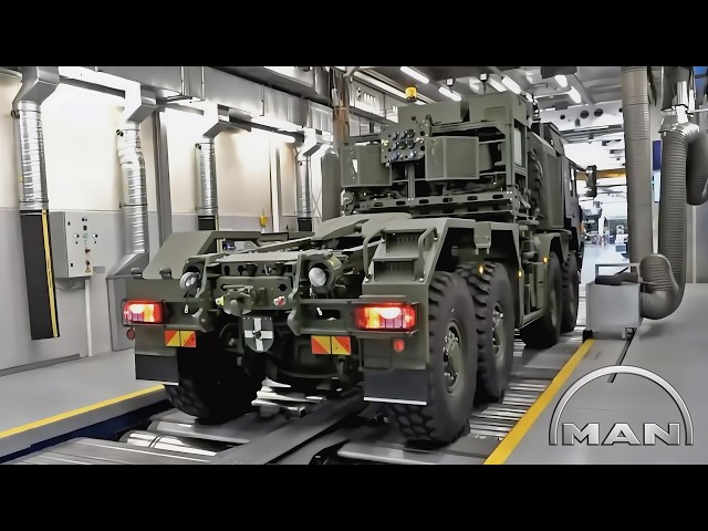 MAN Truck Production, How its made MAN HX81 - military truck factory