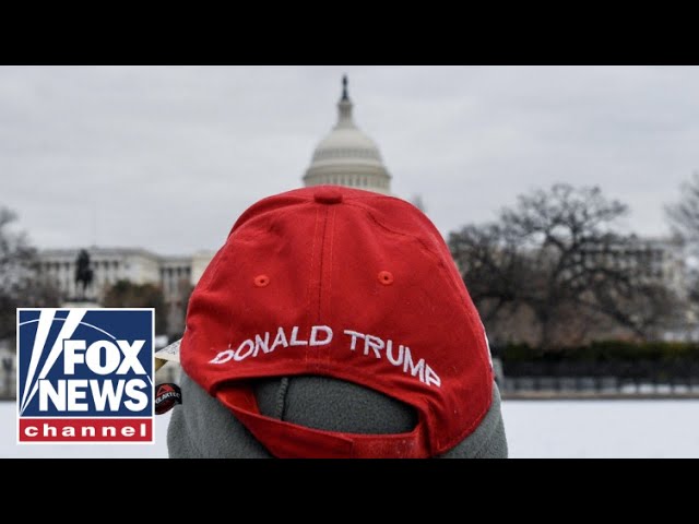 'HERE FOR THE 47': Trump supporters line up ahead of DC victory rally