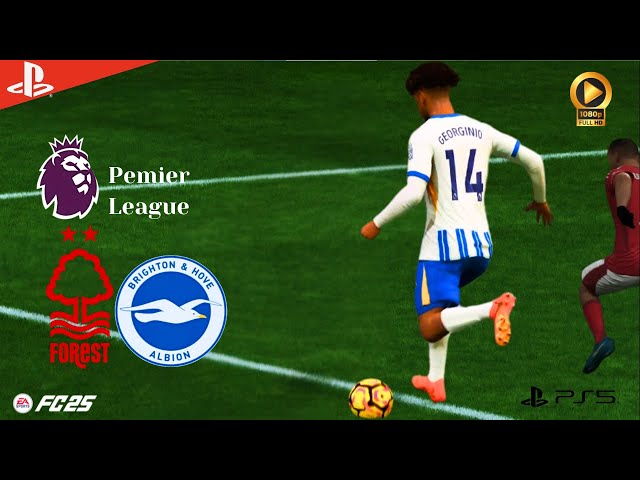 PS5 FC™ 25 | EPL - Nott'm Forest vs Brighton | HD Gameplay