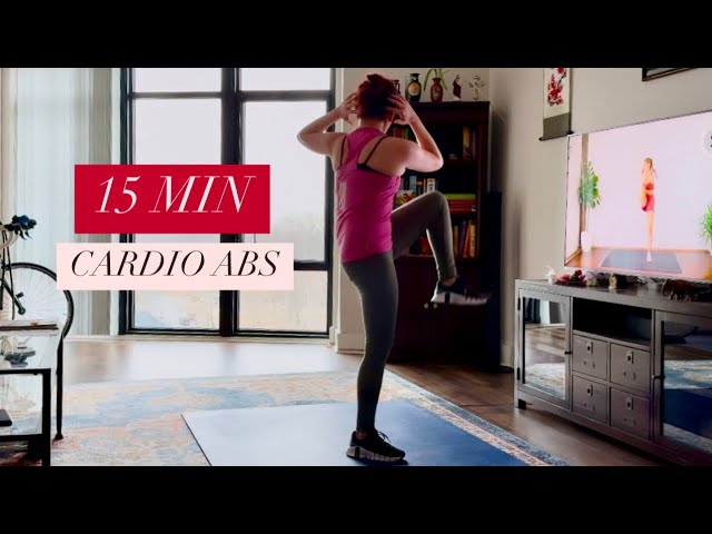 15 MIN TOTAL BEGINNER CARDIO ABS (All Standing, No Equipment)