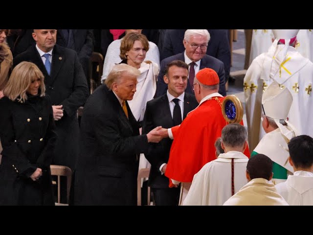 Trump attends reopening of Notre-Dame Cathedral in Paris