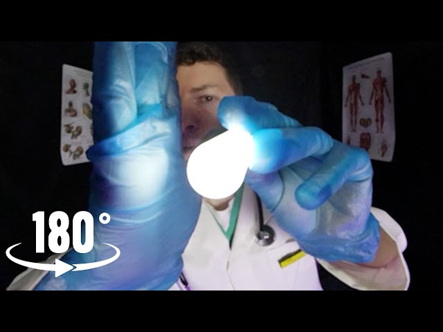 ASMR VR180 | Cranial Nerve Exam - Based on the Actual Real Exam 👀👁️👂👄