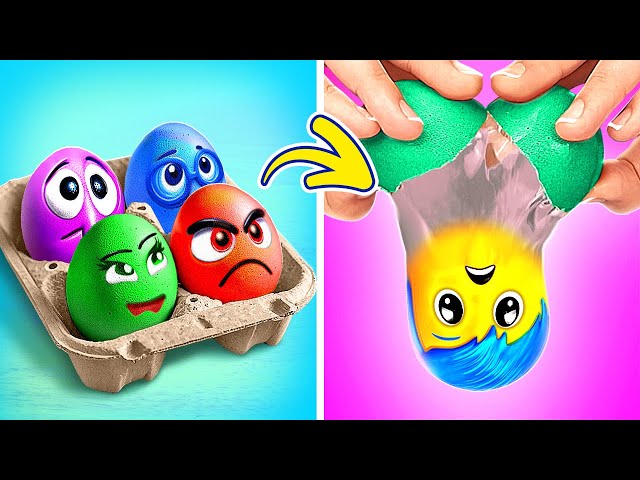 Inside Out 2 Eggs! What's Inside? 🔥🍳 *DIY Fidgets and Crafts With Emotions*