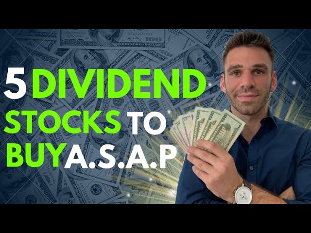 5 Dividend Stocks to Buy Today for Consistent Passive Income