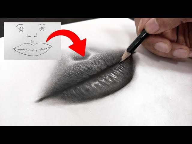 How to DRAW LIPS like a PROFESSIONAL Step by Step and EASY