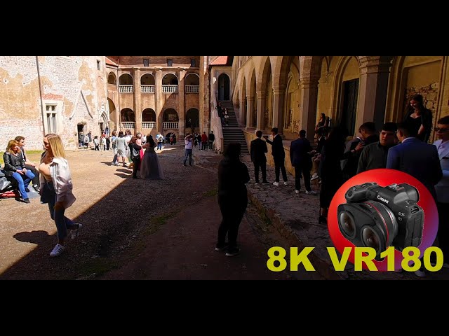 PHOTOSHOOTS at the inner courtyard of the Corvin Castle ROMANIA 8K 4K VR180 3D Travel Videos ASMR