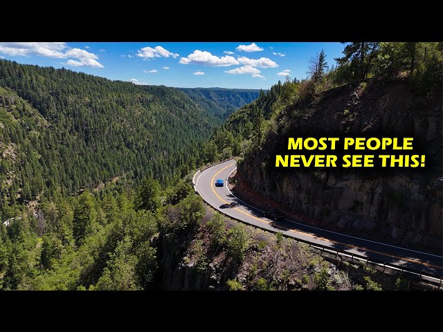 THIS Road is Full of Surprises!!  Flagstaff to Sedona, Arizona "Oak Creek Canyon Scenic Drive"