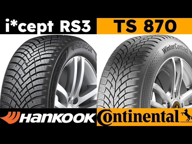 Hankook Winter i*cept RS3 vs Continental WinterContact TS 870