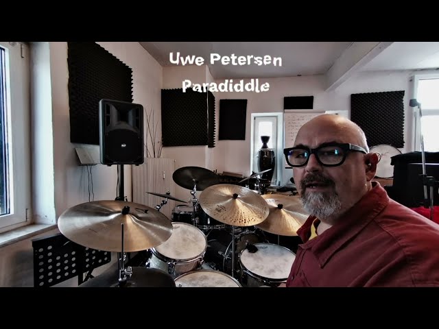 Uwe  Petersen explains Paradiddle in VR180 3D captured with the CALF CAM