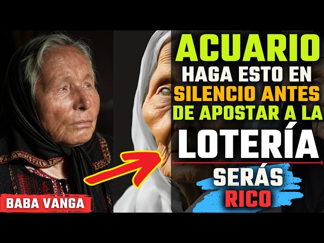 ‼️URGENTE ACUARIO‼️  REPITE ESTAS 3 PALABRAS PERO NO SE LAS DIGAS A NADIE | GANARÁS LA LOTERÍA 2025