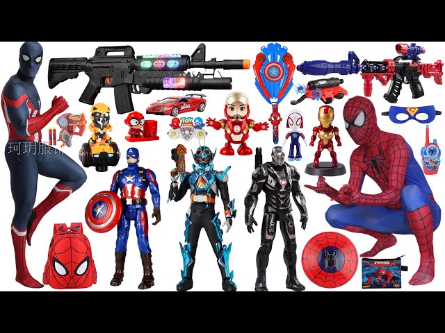 Spider Man Doll, Dancing Robot, Marvel Hot Series, Handgun Holder Unboxing Video