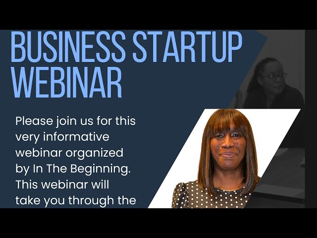 Business Startup Webinar