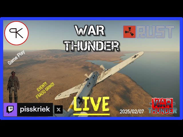 ☢️WAR THUNDER & RUST☢️#pisskriekgaming #warthunder #streamer #gamer #gaijin #gameplay