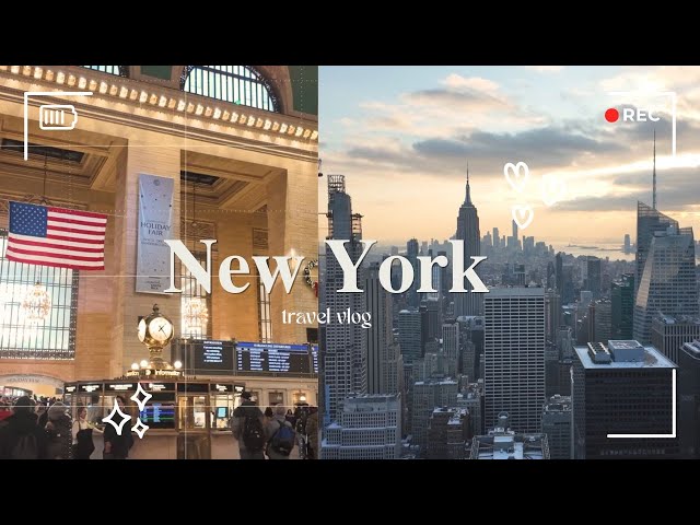 NYC Travel Vlog 🇺🇸 Christmas in New York, Time Square, Summit One,Grand Central, Central Park