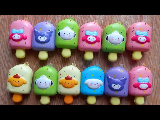 ASMR UNBOXING SQUISHY ICE CREAM SANRIO | Satisfying fidget squishy