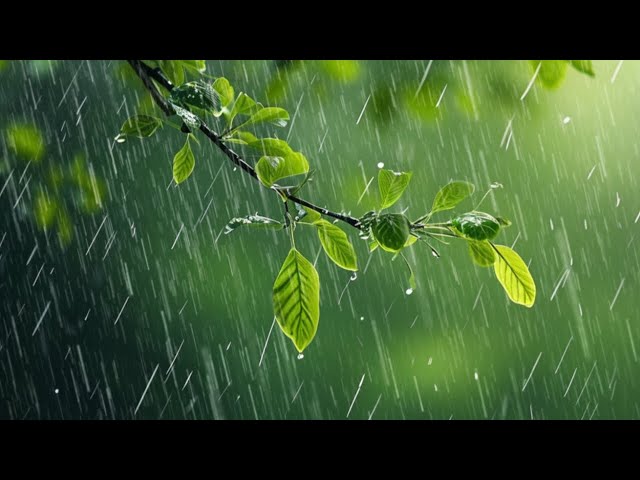 Soothing Rain Sounds for Deep Sleep - Thunderstorm Relaxation, Study & ASMR