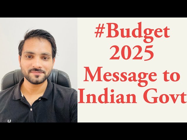 #budget2025 Clarity to Middle Class and message to @MyGovIndia  @ministryoffinancegovernmen8364