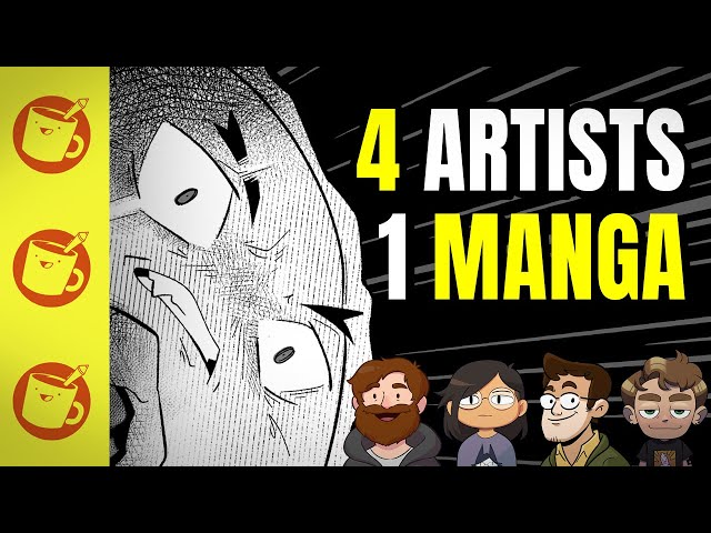 Four Artists, One Manga Page CHALLENGE