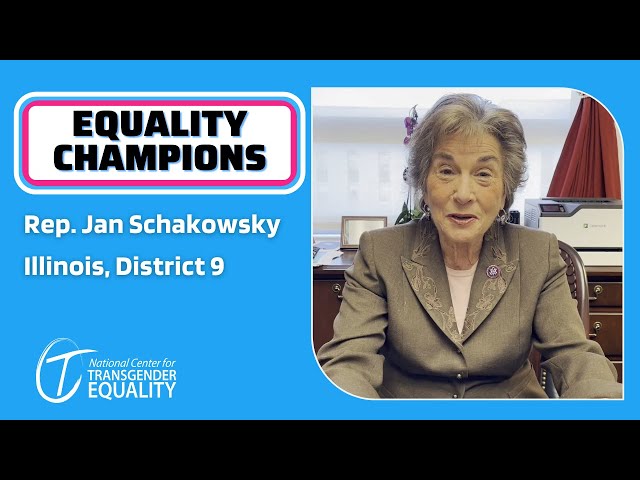 Rep. Jan Schakowsky Supports Trans Youth and Trans Athletes