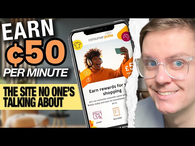 EARN 50p PER MINUTE WITH THIS SITE (CONSUMER PULSE TIPS / TRICKS / HACKS)