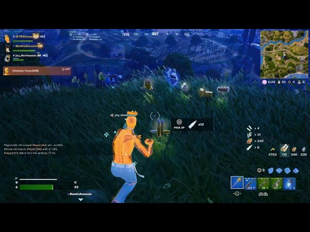 Fortnite game with viewer