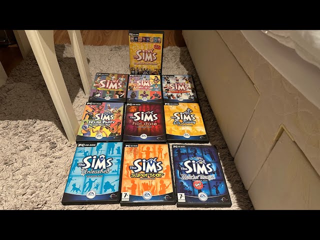 Unboxing The Sims 1 and all Expansion Packs (25th Anniversary)