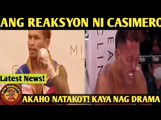 ANG REAKSYON NI ANGAS NG PINAS CASIMERO, SA LABAN KAY AKAHO.