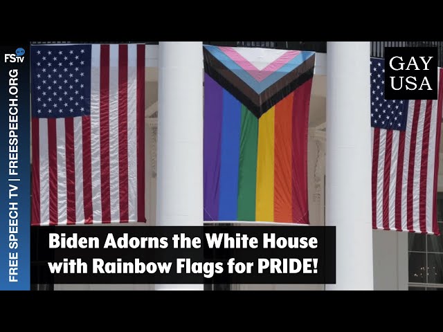 Gay USA 6/19/2024 |Biden Adorns the White House with Rainbow Flags for PRIDE!