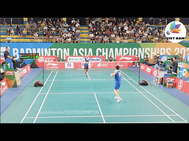 Kento Momota vs Chico Aura DWI WARDOYO | Badminton Asia Championships 2022 | Nice Angle Badminton