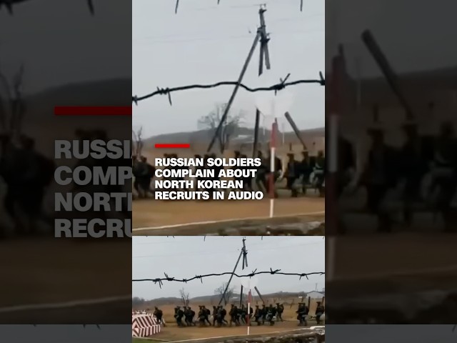 Russian soldiers complain about North Korean recruits in audio