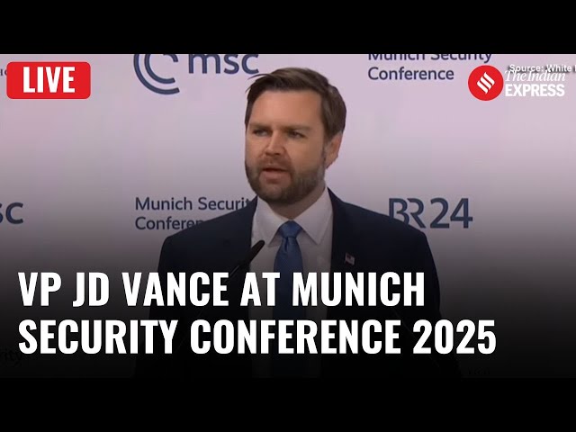 LIVE: US Vice President JD Vance Discusses 'The US in the World' at Munich Security Conference 2025