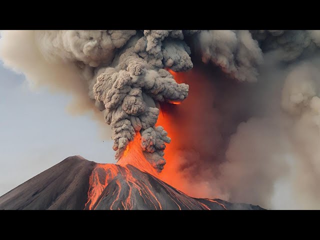 Eruption of Mount Etna! Sitsiya is in a thick layer of ash, evacuation is underway!