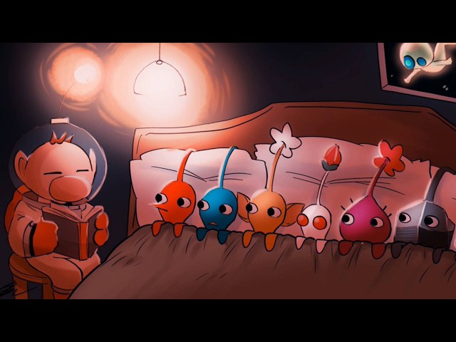 you did good, rest now... (chill pikmin music & soft rain)