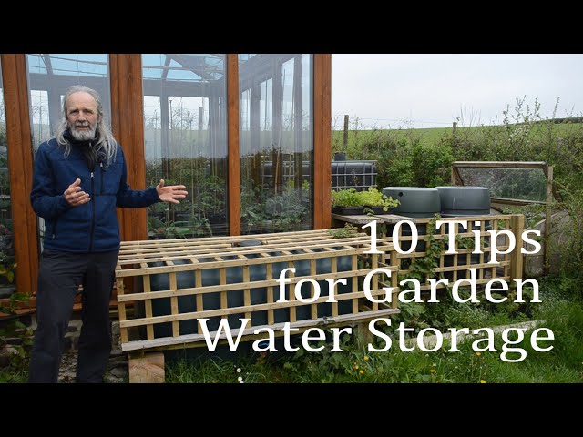 10 tips for garden water storage in butts, tanks and ponds